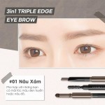Chì Kẻ Mày Bom 3in1 Triple Edge Eyebrow