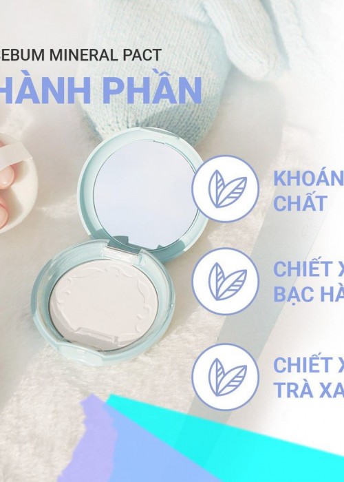 Phấn Phủ Kiềm Dầu Dạng Nén Innisfree No Sebum Mineral Pact