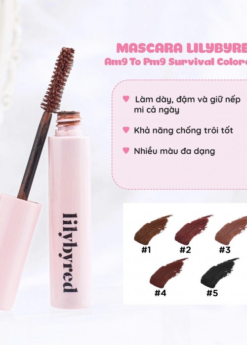 Mascara Lilybyred Am9 To Pm9 Survival Colorcara