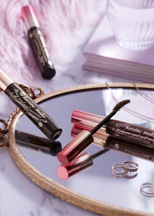 Mascara Kiss Me Heroine Volume & Curl Advanced Film (Màu Tím)