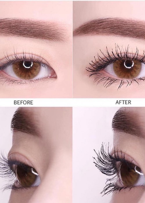 Mascara Kiss Me Heroine Volume & Curl Advanced Film (Màu Tím)